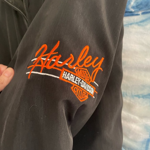 Vintage spring Harley Davidson riding jacket XL - Picture 3 of 7
